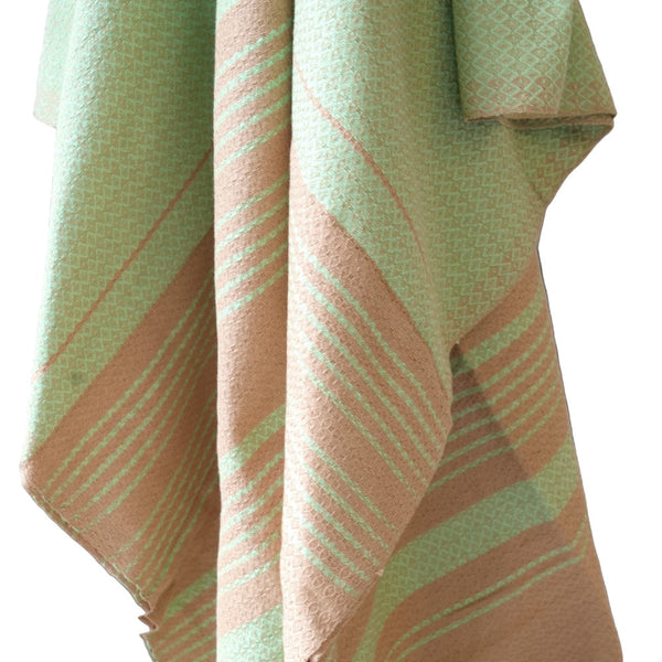 Hamamtuch Bio-Baumwolle Sand pistaziengrün