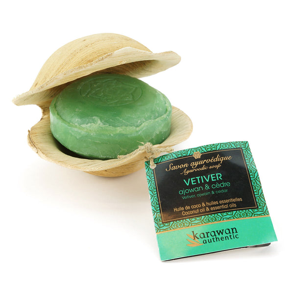 Ayurvedische Seife Vetiver 100g von Karawan authentic