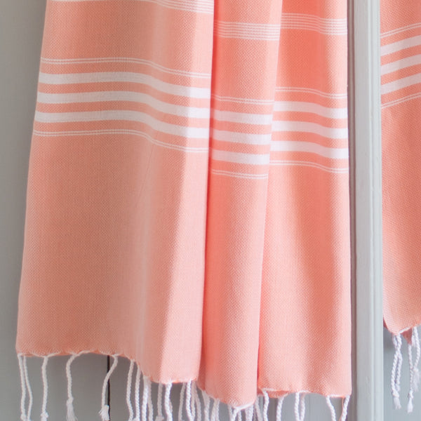 Hamamtuch Classic extralang apricot 100x200 cm