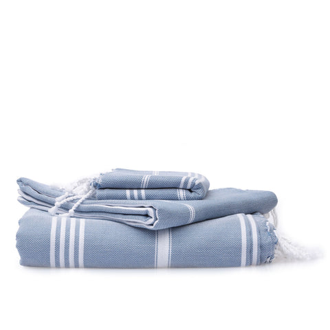 Hamamtuch Classic rauchblau